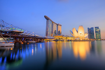 Image showing Singapore skyline