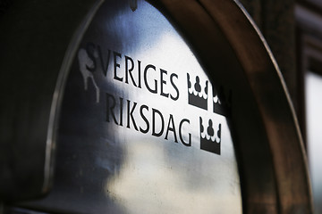 Image showing Sveriges riksdag