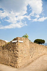 Image showing Pompeii - archaeological site