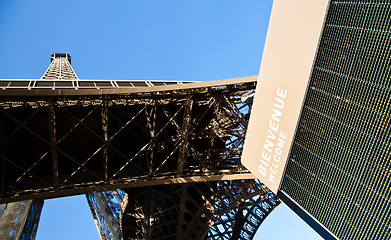 Image showing Welcome to Eiffel Tower
