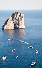 Image showing Faraglioni di Capri