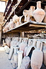 Image showing Old amphoras