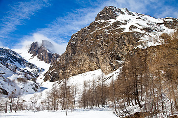 Image showing Sunny day on Alps