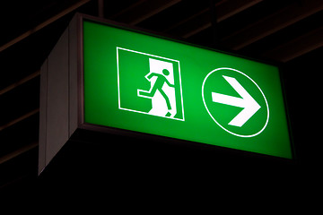 Image showing Emergency Exit