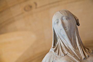 Image showing Cemetery statue