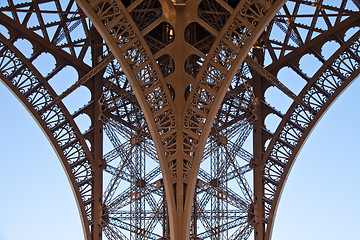 Image showing Eiffel Tower detail