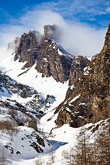 Image showing Sunny day on Alps