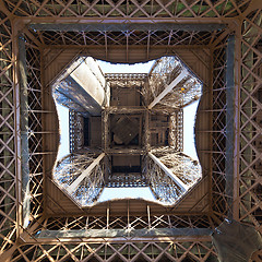 Image showing Eiffel Tower detail