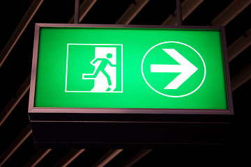 Image showing Emergency Exit