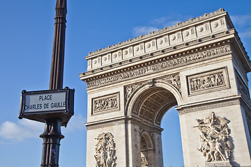 Image showing Paris - Arc de Triomphe