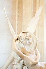 Image showing Psyche revived by Cupid kiss