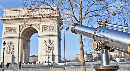 Image showing Paris - Arc de Triomphe