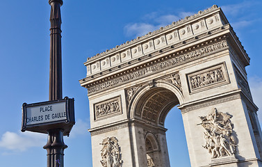 Image showing Paris - Arc de Triomphe