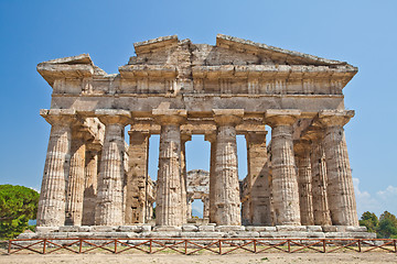 Image showing Paestum temple - Italy