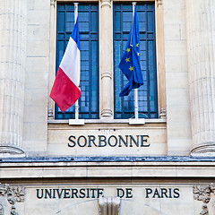 Image showing Paris - Sorbonne University Entrance