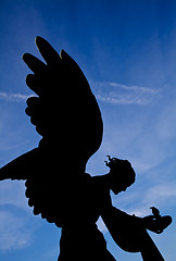 Image showing Cemetery Statue