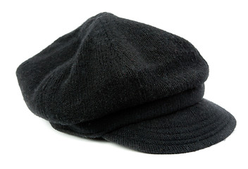 Image showing Warm black women's cap