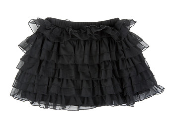 Image showing Black laced skirt