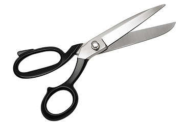 Image showing Scissors (Top View) w/ Path