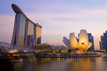 Image showing Singapore skyline