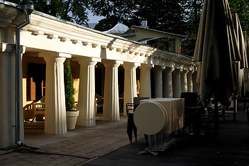 Image showing open-air restaurant