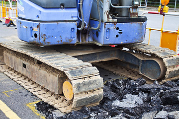 Image showing Dragline on the ground