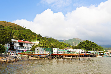 Image showing Tai O water village in Hong Kong at day