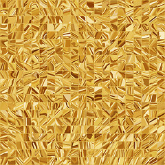 Image showing Gold mosaic background. EPS 8