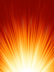 Image showing Red luminous rays. EPS 8
