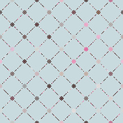 Image showing Pink brown colorful seamless pattern. EPS 8