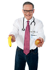 Image showing A fruit a day keeps doctor away