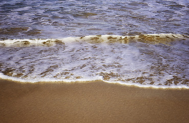 Image showing waves on the sand at bondi