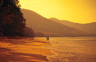 Image showing couple on beach
