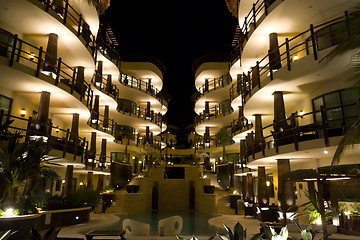 Image showing Condo Resort at Night