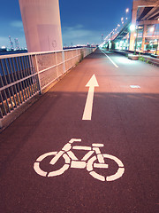 Image showing bicycle road