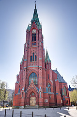 Image showing Johanneskirken in Bergen, norway. 