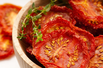 Image showing Italian sun dried tomatoes