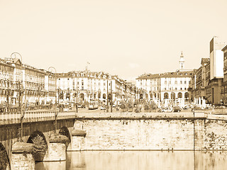 Image showing Piazza Vittorio, Turin