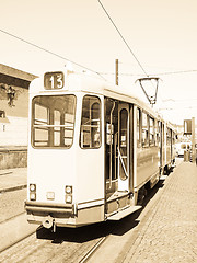 Image showing A tram