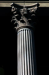 Image showing Old detailed column