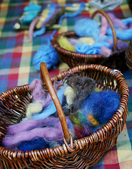 Image showing Wool in baskets 1