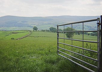 Image showing Farm gate