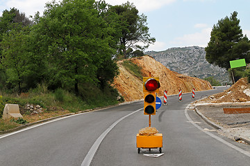 Image showing Road works