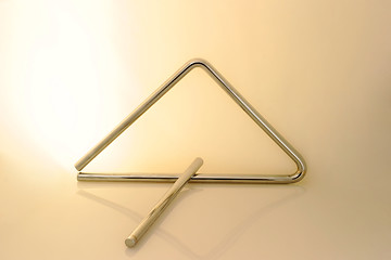 Image showing Triangle - gold tones