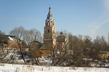 Image showing Troitsky temple of the village of Oznobishino
