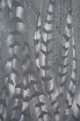 Image showing Grey fabric as background