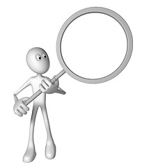 Image showing magnifying glass