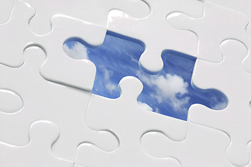 Image showing Blue Sky Jigsaw