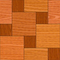 Image showing seamless light oak square parquet panel texture