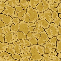 Image showing seamless cracked ground background pattern